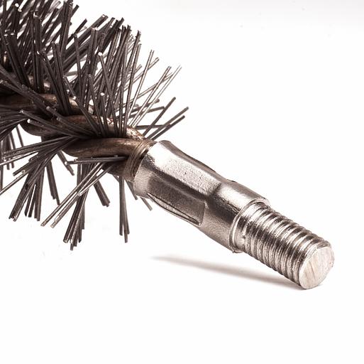 Ерш стальной для чистки теплообменника котла 82 мм, соединение М12 ОПТ фото 1