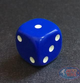 Кубик синий D6 16 мм 5 шт ОПТ фото 1