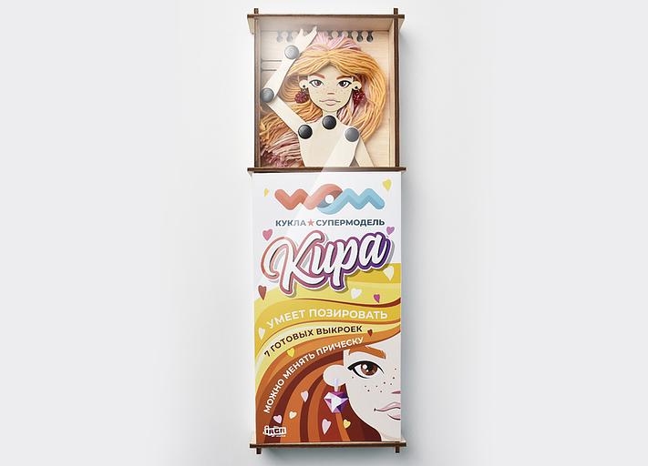 Игрушка из дерева WOM Кукла-супермодель Кира, опт фото 2