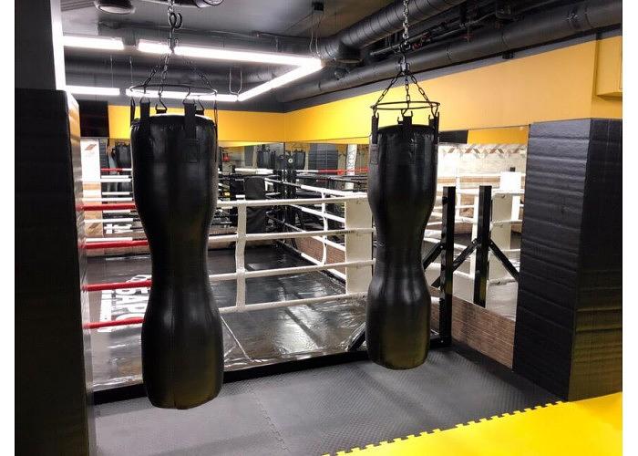 Мешок боксёрский G-FIGHT «восьмерка» 1.4 м, D 400 мм, вес 40-50 кг, из воловьей кожи, опт фото 1