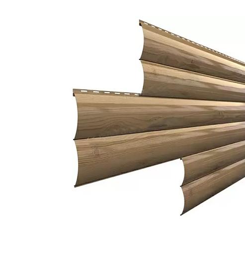 Стальной сайдинг «Бревно» покрытие под дерево матовое ОПТ фото 1