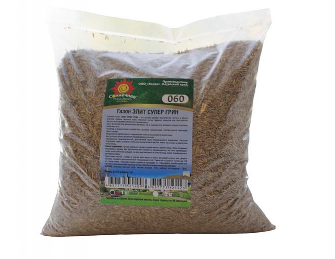 Семена газона Солнечная поляна «Элит Супер Грин» 1 кг ОПТ фото 1