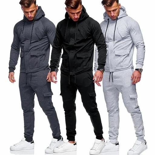 Мужские спортивные костюмы, размерная сетка M-XXXL фото 1