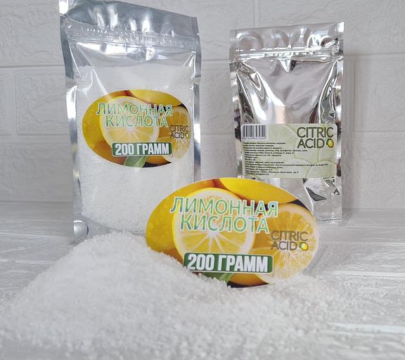 Лимонная кислота 200 г фото 2