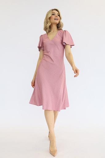 Платье из тонкой джинсы, розовый, опт фото 2