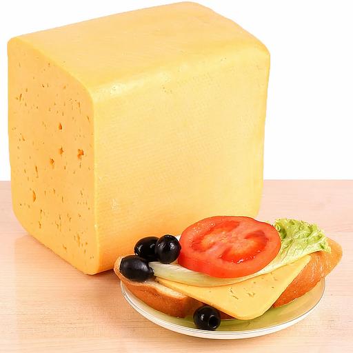 Сыр «Черный принц с ароматом грецкого ореха» 45 % жирности 4,5 кг ОПТ фото 1