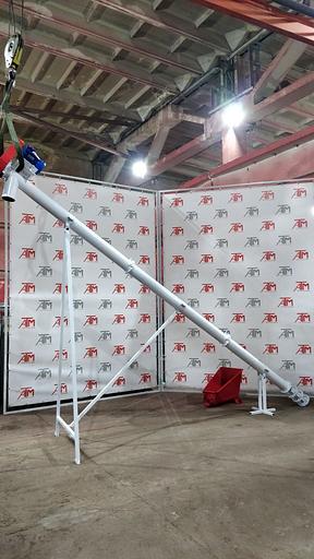 Транспортер шнековый КШ-200, 6 м, 2,2 кВт с загрузкой из бурта фото 1