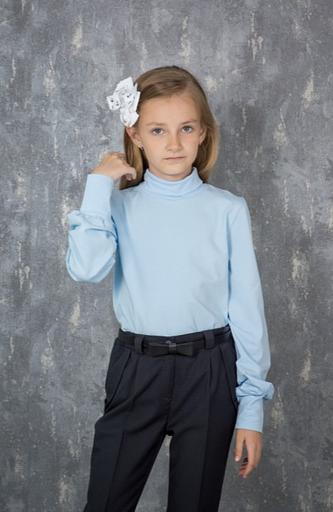 Школьный джемпер Энди для девочек, голубой, 2-462_2, опт фото 1