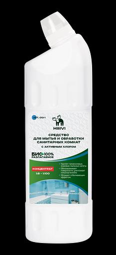 Средство для мытья и обработки санитарных комнат с активным хлором Minty Smell Deodez 1 л Опт фото 1