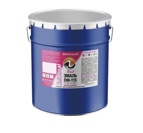 Эмаль ПФ-115 «Новоколор» белая 25 кг, опт фото 1