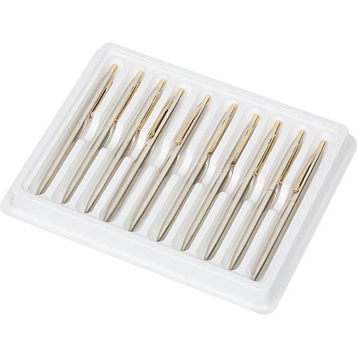 Ручка шариковая автоматическая Attache 4007CN синяя, 0,35 мм, опт фото 1