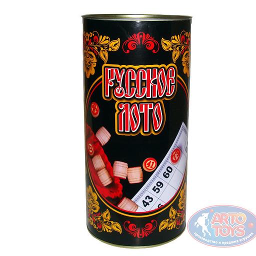Настольная игра «Русское лото» в тубусе ОПТ фото 1
