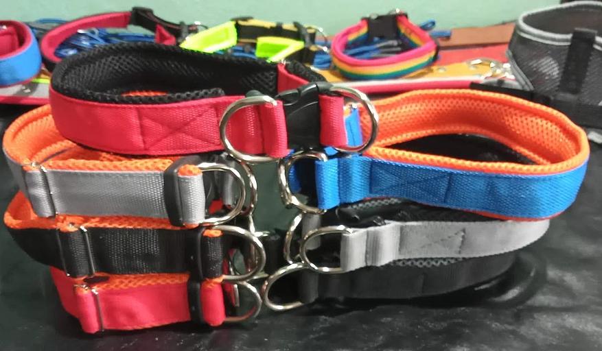 Ошейник 28мм синтетический на подкладке сетка AirMesh-3D, размер «М» ОПТ фото 1