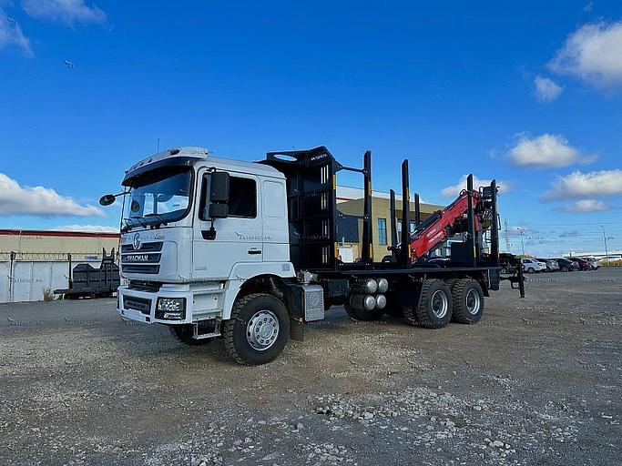 Бортовой автомобиль с КМУ Shacman SX3258 DR384 с ГМУ VM-10 фото 1