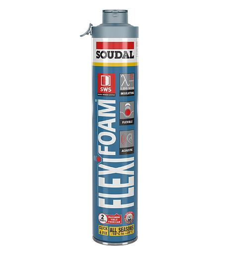 Пена монтажная полиуретановая Soudal FlexiFoam 750 мл ОПТ фото 1