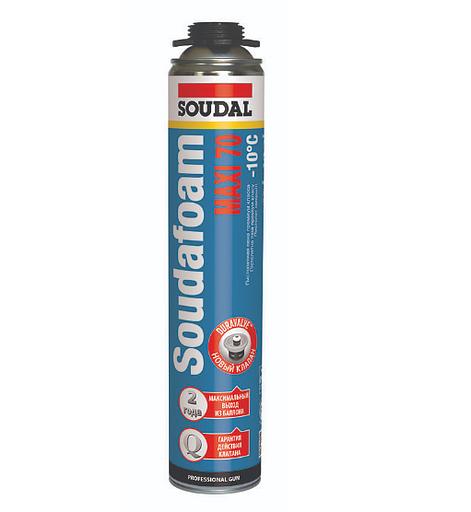 Пена монтажная полиуретановая Soudafoam Professional MAXI 70 зимняя 870 мл ОПТ фото 1