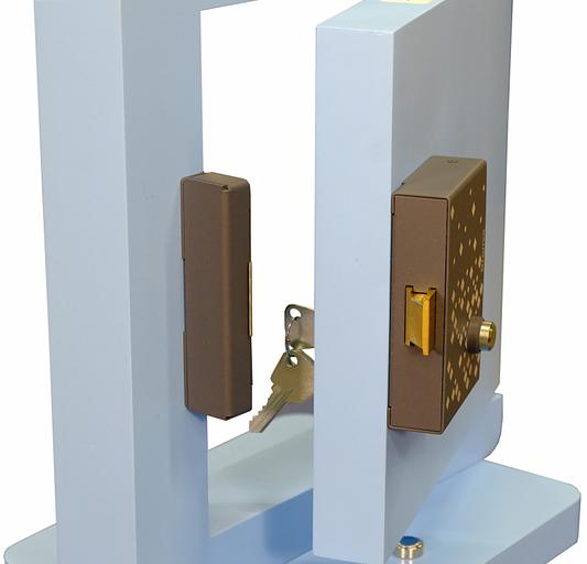 Замок электромеханический накладной Promix-SM215.10 черный ОПТ фото 6