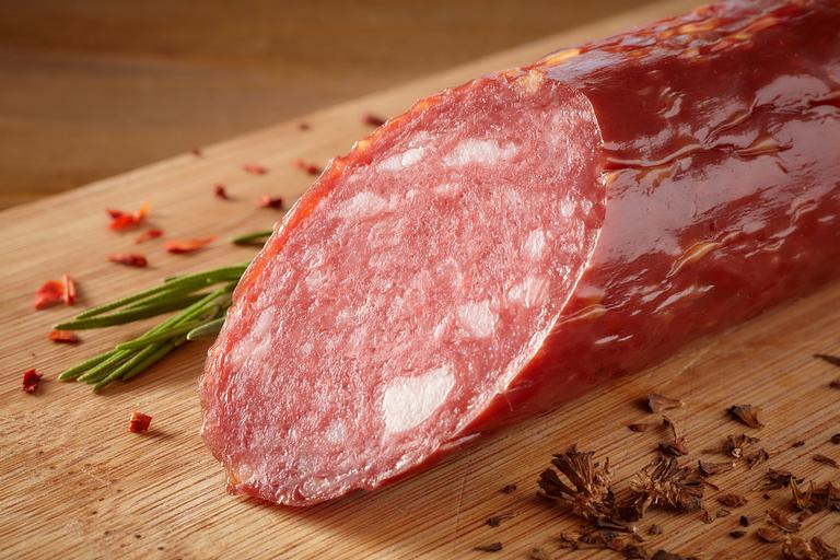 Колбаса сырокопчёная «Элитная» в/у ТЕМП фото 1