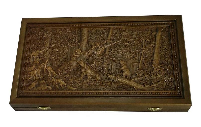 Нарды «Мишки в лесу» Бук ОПТ фото 1