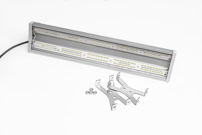 Промышленный светодиодный светильник 50 Вт, 6750 Lm, 5000К, IP65 настенно-потолочный светильник фото 2