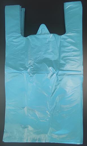 Пакет-майка 29/7,5х52,5 см 23 мкр бирюза 1х100 (2500), опт фото 1