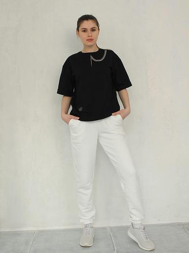 Футболка женская Verenika «Городская» черная 46 ОПТ фото 5