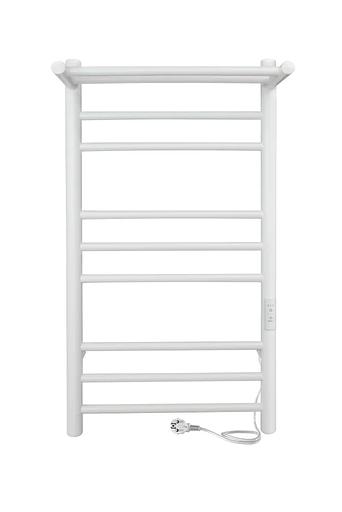 Электрический полотенцесушитель «Line Trinity» 800х432 мм белый матовый (таймер, скрытый монтаж, универсальное подключение) ОПТ фото 5