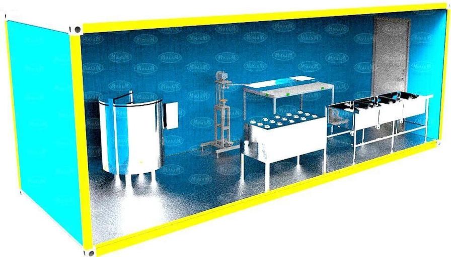 Цех для производства тушенки Мила 300 банок фото 1