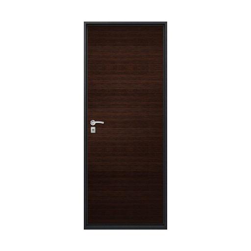 Входная дверь для квартиры О-10 960×2050 мм левая, чёрный сатин, венге тёмный, опт фото 3