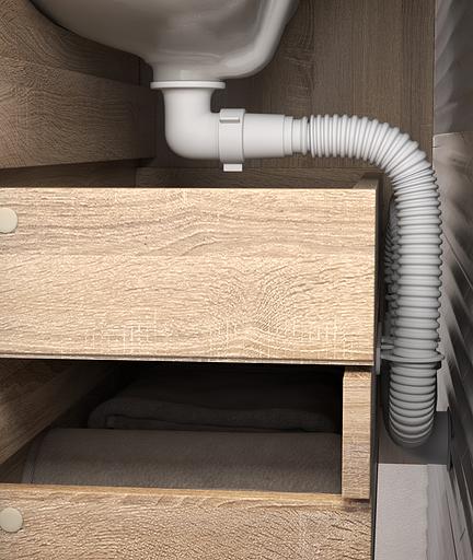 Тумба под раковину «Wing 600-0-2» ОПТ фото 6