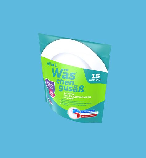 Капсулы для посудомоечной машины More Choice Wäs chen gusäß 15 шт, опт фото 2