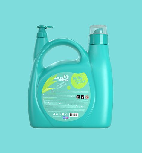Гель для мытья посуды More Choice Wäs chen gusaß «Алоэ вера» 4 л, опт фото 4