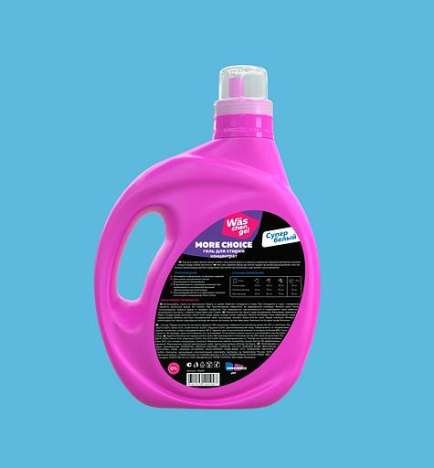 Гель для стирки белого белья More Choice Wäs chen gel White 2 л, опт фото 3