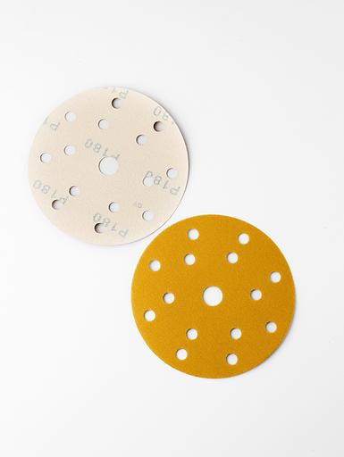 Абразивный круг 150 mm P120 15 отверстий на липучке, опт фото 5