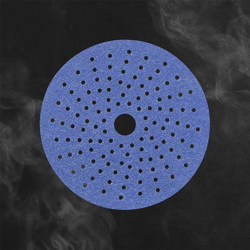 Абразивный круг Ceramic 150 mm P60 Multiholes на липучке, опт фото 1