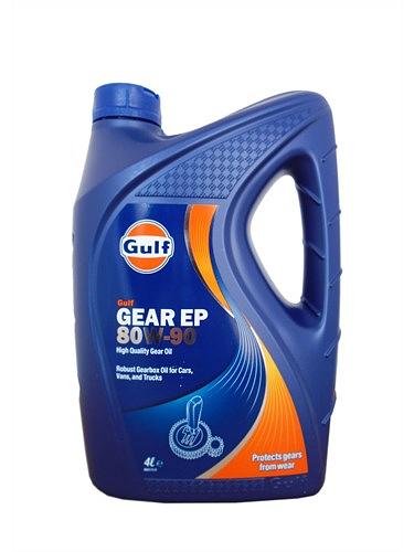 Моторное масло трансмиссионное для легковых автомобилей Gulf Gear EP 80W-90 4 л фото 1