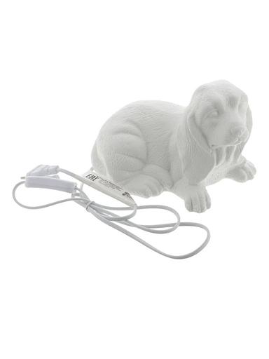 Лампа настольная из фарфора «Собака» 21×12,5×15 см, 41619, опт фото 1