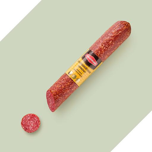 Колбаса сырокопчёная Брауншвейгский сервелат ОПТ фото 1