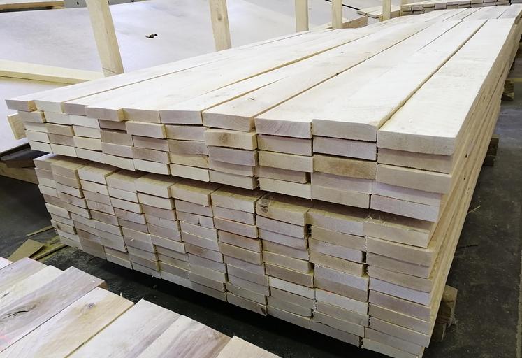 Доска сухая Мытищинский завод береза 1-2 сорт строганная ОПТ фото 1