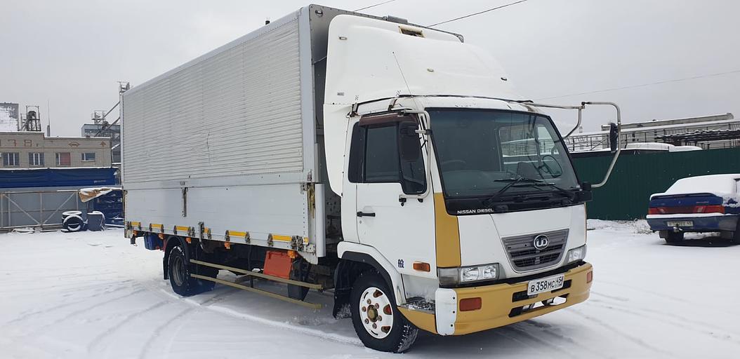 Аренда спецтехники Nissan diesel (Будка 40м3) фото 1