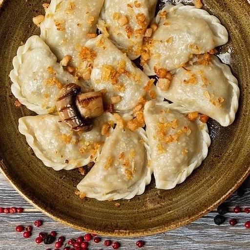 Полуфабрикаты вареники Сибирская глубинка «Со шкварками» ОПТ фото 1