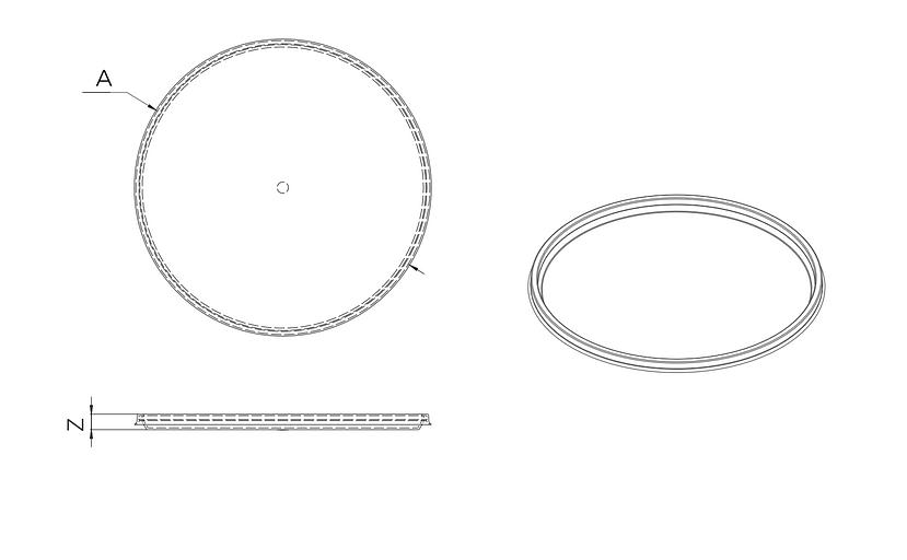 Крышка на пластиковую банку КР 120-А фото 1