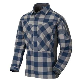Рубашка «MBDU Flannel» Helikon-Tex, цвет Slate Blue Checkered ОПТ фото 1