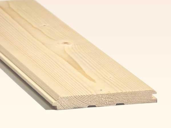 Имитация бруса, Сорт АВ Ель, сосна 18×146×3000 мм фото 1