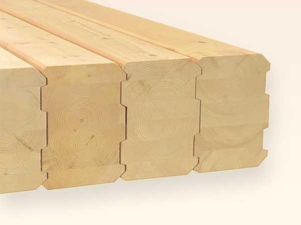 Профилированный брус 190×160×6000 мм фото 1