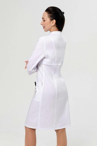 Халат медицинский женский DB2-92-24-3 белый, опт фото 5