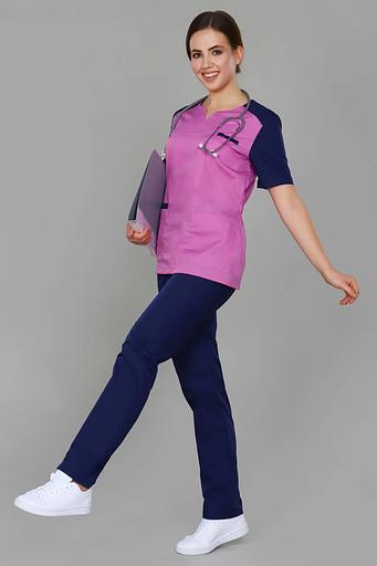 Костюм хирургический женский DB4-60-01-1, 27+28, опт фото 3