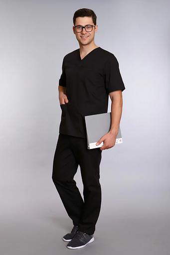 Костюм хирургический мужской DB7-05-01-1, 65+65, опт фото 2