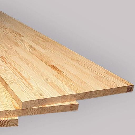 Мебельный щит Слэбус групп лиственница А-В сращенный/цельноламельный 50 мм ОПТ фото 1