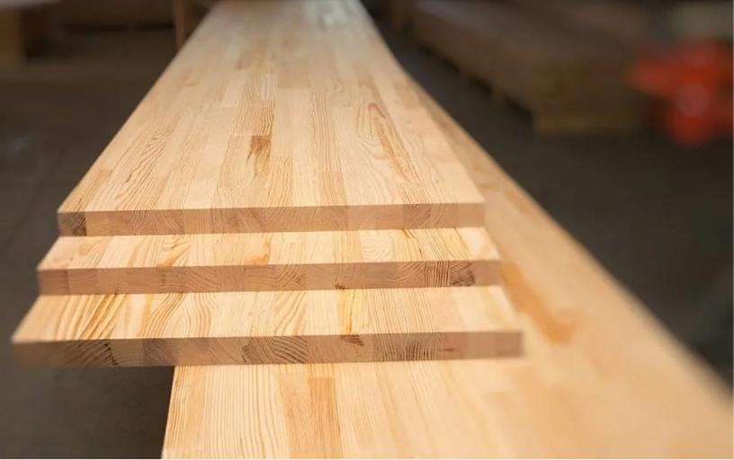 Мебельный щит Слэбус групп сосна экстра сращенный 40 мм ОПТ фото 1